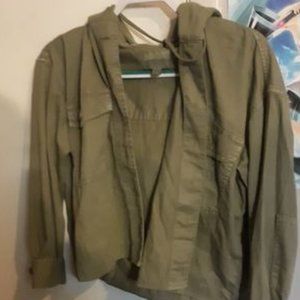 American Eagle  Large Jean Jacket Army Green